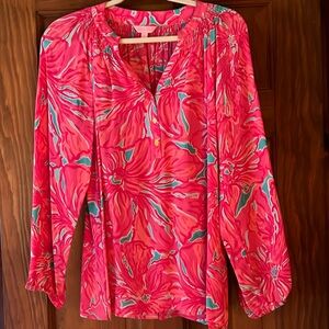 Lilly Pulitzer Elsa Silk Top
